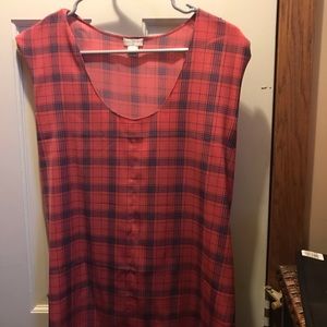 J.Crew Plaid Blouse